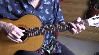 Acoustic Blues Lesson - Fool&#39;s Paradise - TAB avl