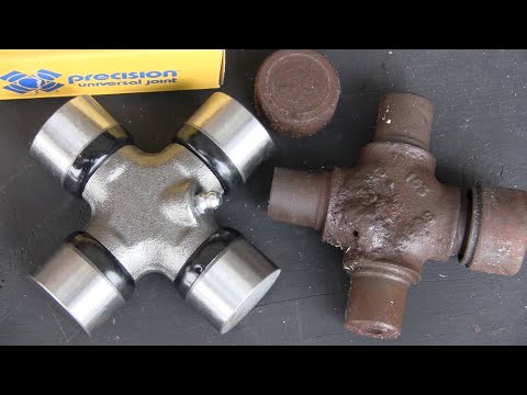 How to change a universal joint in a 4 wheel drive front axle. (f-250)