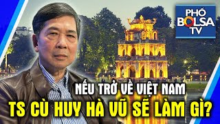 Cương quyết không nhập tịch Mỹ để có ngày quay trở về VN, Ts Cù Huy Hà Vũ muốn làm những điều gì?