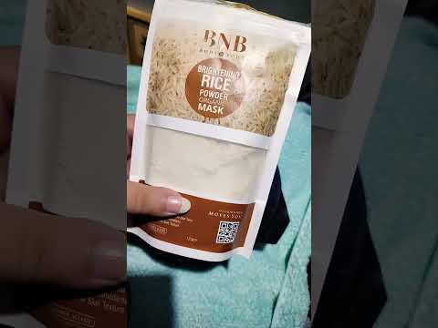 BNB Rice glow kit💆‍♀️ Best organic skin care products  #youtubeshorts #amazing #salon #shorts