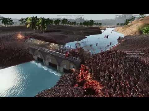 Elite SPECIAL FORCES on Bridge Vs 600,000 Mongols, Beasts & Zombies! - UEBS 2 | BATTLE SIMULATOR 2