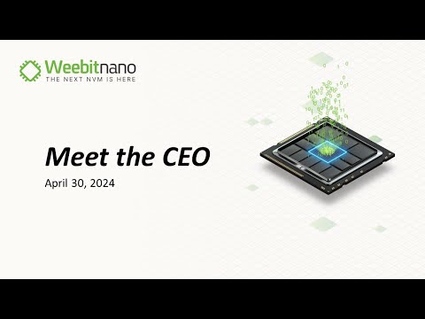 Meet the CEO: Weebit Nano Q3 FY24 Activities Report - YouTube