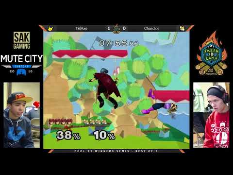 Smash Camp Wave 2 Pools - TS|Axe (Pikachu/Marth) vs Chardlos (Fox)