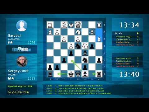 Chess Game Analysis: Barybai - Sergey2006 : 0-1 (By ChessFriends.com)