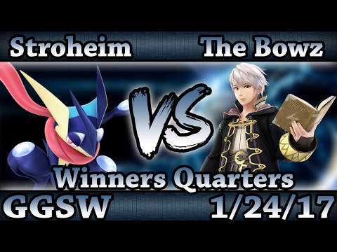GGSW 17 - Stroheim (Greninja) Vs. The Bowz (Robin) Smash Wii U Winners Quarters - Smash 4