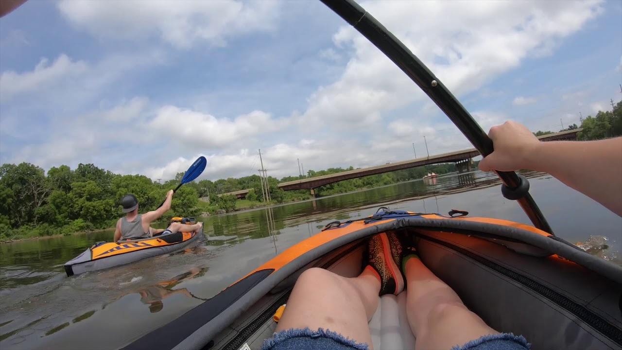 Kayaking in the Fox River June 2020