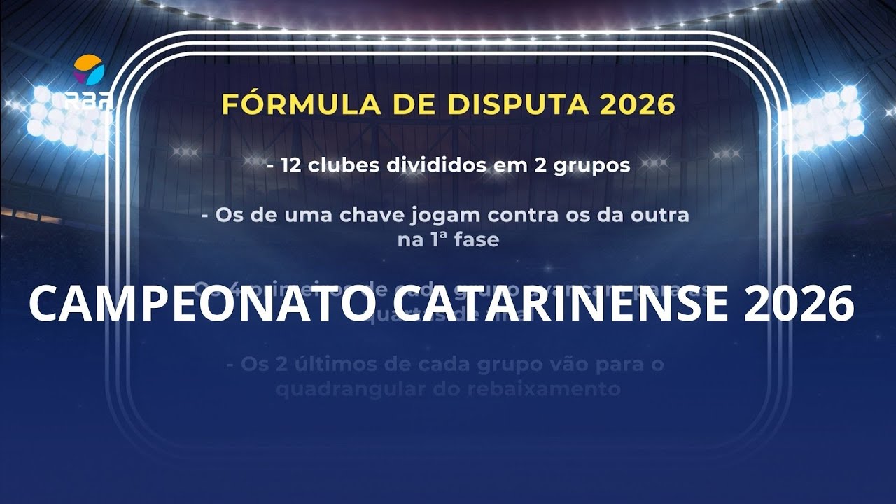 Entenda o Campeonato Catarinense 2026! ⚽