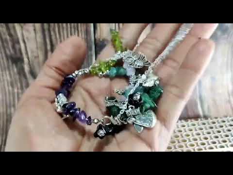 Changeable Crystal Chips Pendants