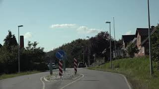 Car ride Køre ud i sommerlandene. Randers - Skive UHD/4K /HDR Video 04