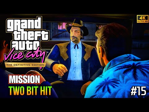 GTA Vice City Definitive Edition – Part 15 🔥 | Two Bit Hit Mission | 4K Story Mode No Commentary