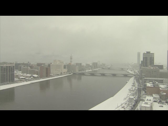 【LIVE】新潟市のライブカメラ Live Camera, Niigata,  #新潟縣 #新潟市 #信濃川