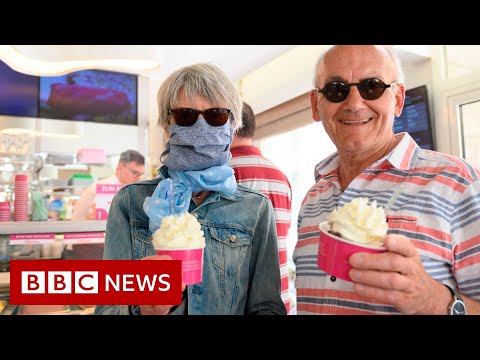 Germany eases coronavirus restrictions on shops - BBC News