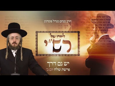 לאורו של רש"י - יום ב' פרשת שלח