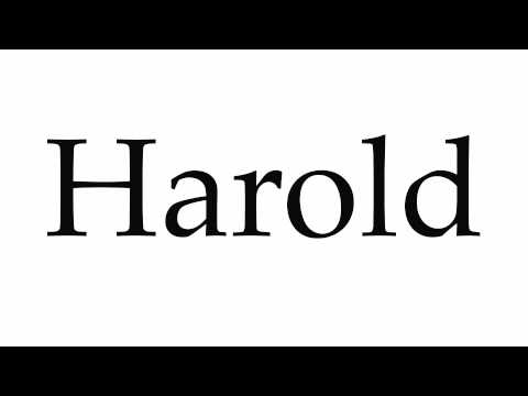 How to Pronounce Harold
