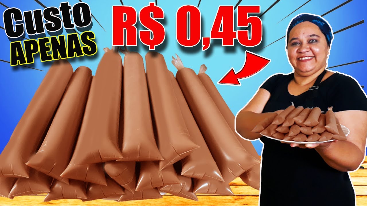 Geladinho de Chocolate Cremoso de R$ 0,45 ( FAÇA E VENDA MUITO! )