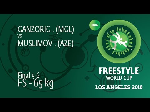 Final 5-6 FS - 65 kg: M. GANZORIG (MGL) df. M. MUSLIMOV (AZE), 7-3