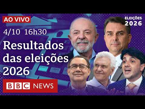 Eleições 2026 AO VIVO: Acompanhe a apuração dos votos para Presidente no 1º turno