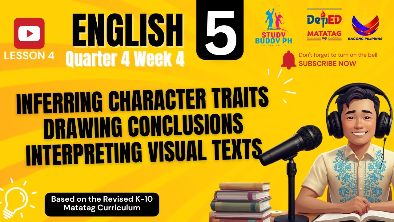 English 5 Quarter 4 Week 4: Read the Picture! | Fun English Song for Grade 5 (Inferring Made Easy)