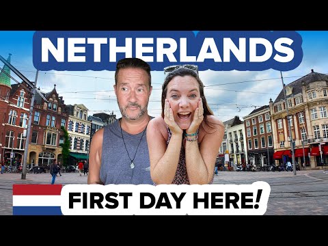 Our First Day in the Netherlands 🇳🇱 Canadians Shocked in The Hague 😲