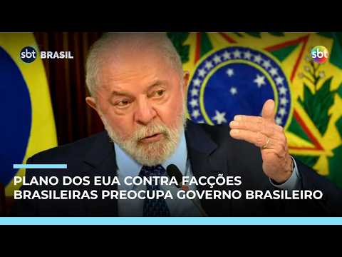 Planalto discute plano dos EUA para classificar facções brasileiras como terroristas | #SBTBrasil