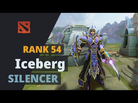 Iceberg (Rank 54) plays Silencer Dota 2 Full Game