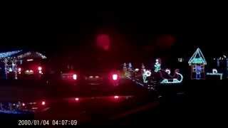 preview picture of video 'Christmas lights, Riverside Park, Batesville, AR, Dec. 24 2014.'
