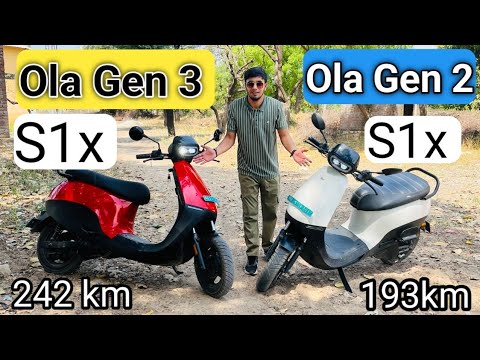 Ola S1x Gen 3 vs Gen 2 || comparison