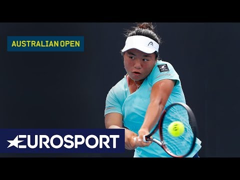 Taipei En Liang v Elisabetta Cocciaretto | Australian Open 2018 Junior Girls Semi Finals | Eurosport