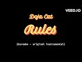 Doja Cat - Rules (Karaoke - original instrumental)