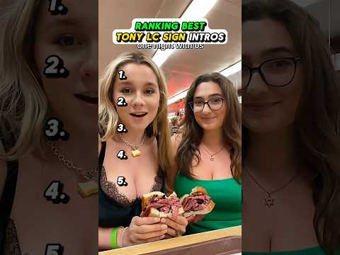 💅 🥪 🏋️‍♀️ 🗣️ 🤰 | Ranking Best Tony LC Sign Intros 4 🔥 🏆
