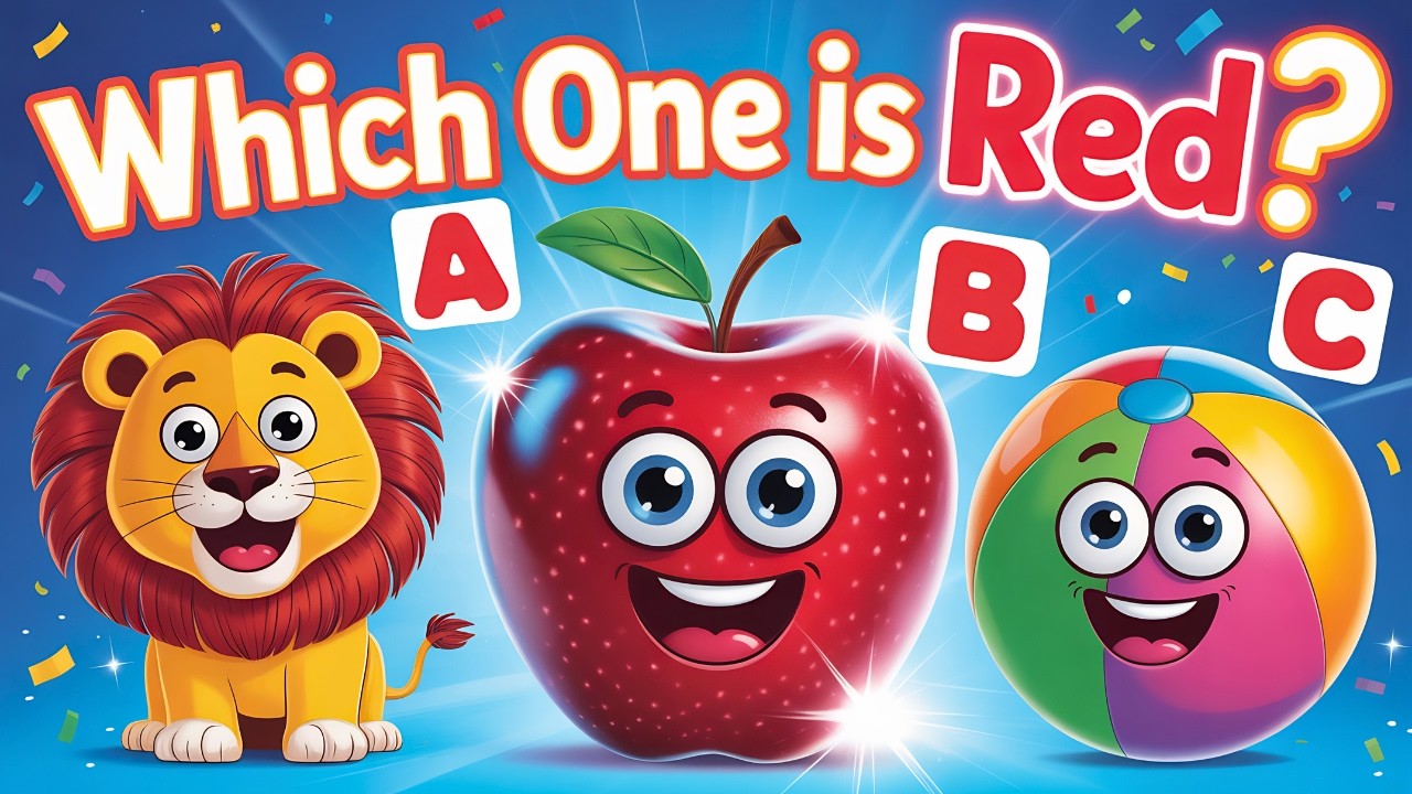 Guess the Animal, Color & Fruit! | Fun Quiz Game for Kids & Toddlers