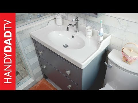 IKEA Hemnes Vanity installation | Master Bath Remodel (Part 8) Video