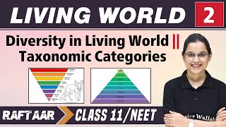Living World 02 | Diversity in Living World | Taxonomic Categories  | Class 11/NEET || RAFTAAR
