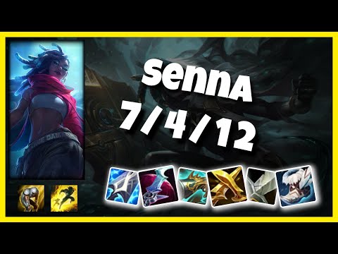Senna Gameplay Challenger Replay S11 - 10.25 Bot Lane (7/4/12) - BR