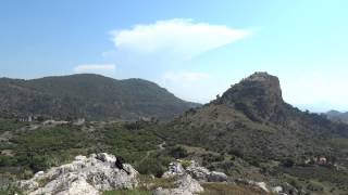 preview picture of video 'The view from ancient Kaunos, Dalyan, Turkey.'