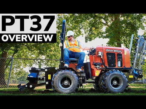 Plow, Trench, Bore with Ditch Witch's New Ride-On PT37