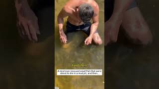 Rescue the little fish #animals #wildliferescue #lovestory #cute #rescue #love #wildlife#fish