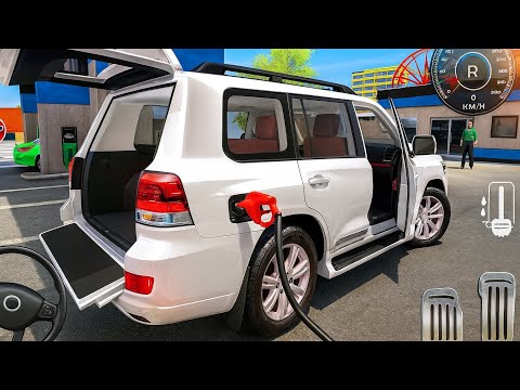 Realistic SUV Fueling Gameplay 🚗⛽ | Ultra HD Driving Simulator 4K