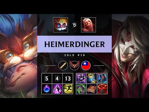 Heimerdinger Mid vs Vladimir - TW Grandmaster Patch 25.17