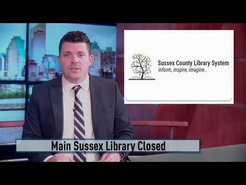 NJ Main Sussex County Library System Closed