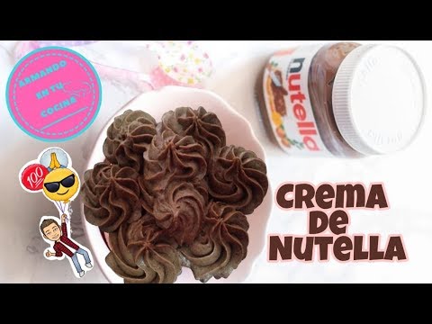 Cómo preparar Crema de Nutella y Chocolate