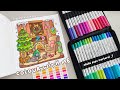 ️ Cozy Christmas Colour With Me Ft Ohuhu Markers