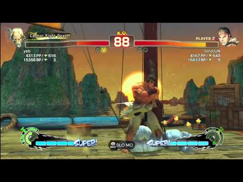 SSF4 AE US Ranked: yeb(Gen) vs blndJuN(Ryu)