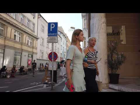 Bratislava (Grösslingová) Street Festival  / September 2023. Short 4K walk