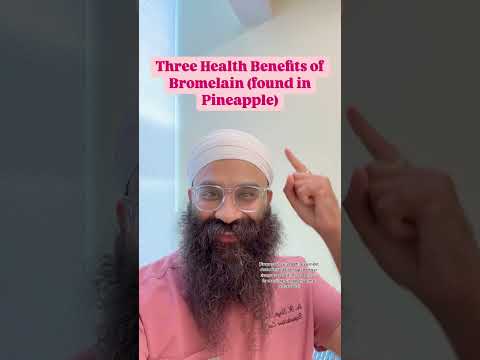 Bromelain enzyme found in pineapples and it’s health benefits ￼#pineapple #bromelain