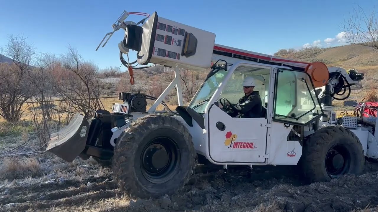 All-Terrain Derrick - Winch in Action
