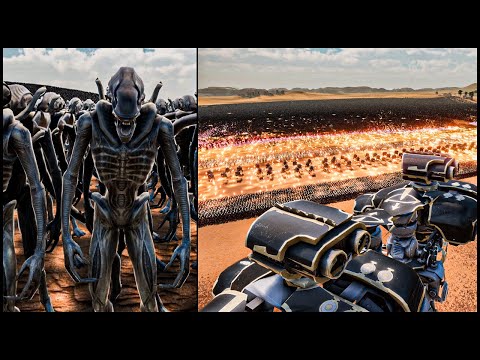 Can 40.000 Spece Marines Survive 1.5 Million Aliens Invasion - Ultimate Epic Battle Simulator 2