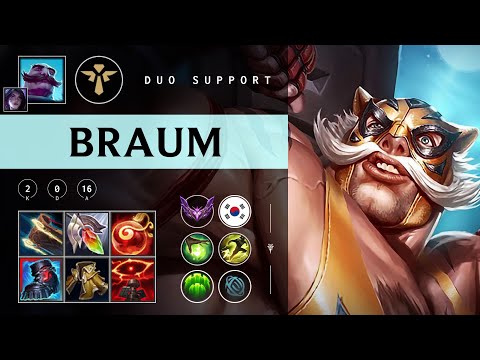 Braum Support vs Senna - KR Master Patch 25.24