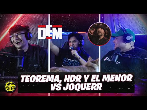 REACCIONAMOS A JOQERR VS TEOREMA, EL MENOR Y HDR