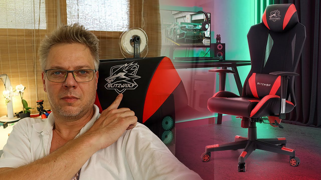 Prezentace herní židle BlitzWolf GC6